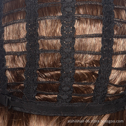 Aishili wholesdale luxury short blonde straight bob hair synthetic hair wigs for  women